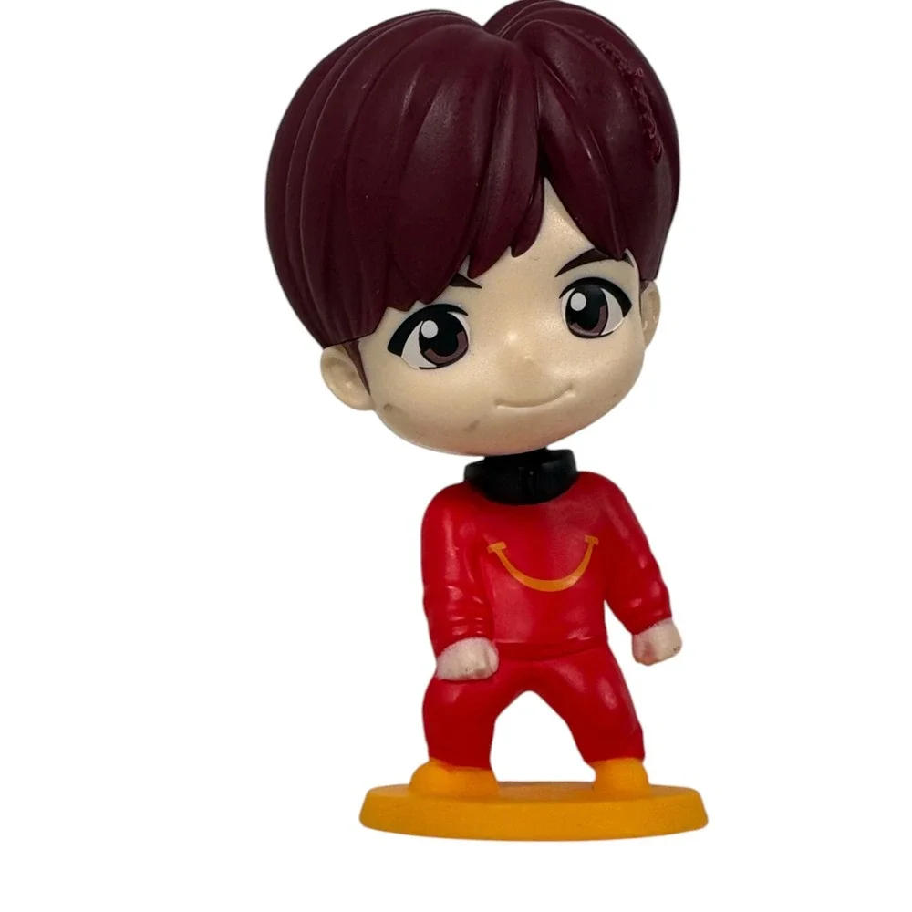 McDonalds BTS TinyTAN Figures Kids 3in Red Black Excellent J-Hope Jimin 2024